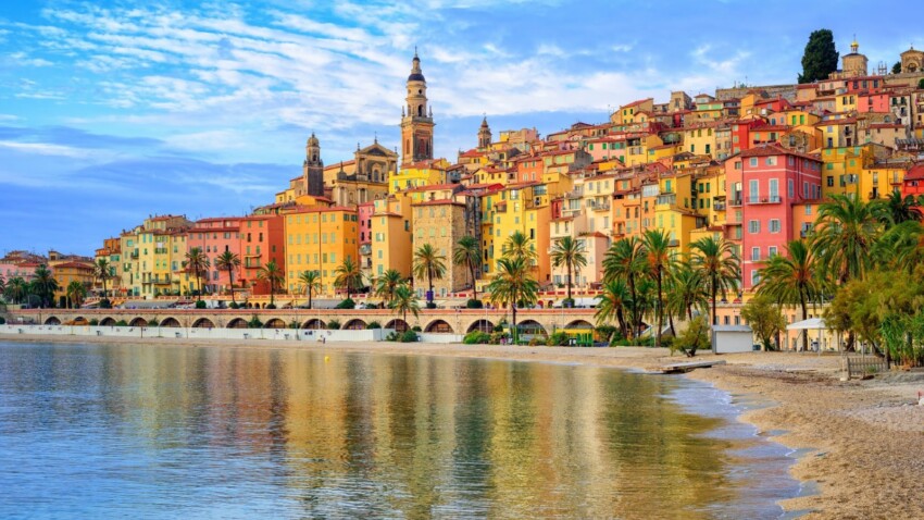 Menton and surrounding area